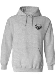 Vive La Fete Oakland University Golden Grizzlies Womens Ash Impressions Hooded Sweatshirt
