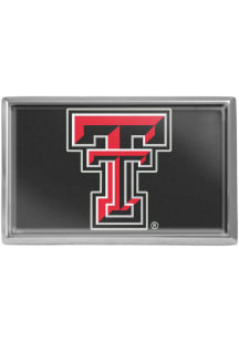 Texas Tech Red Raiders Black Domed Letters Logo Car Emblem - Black