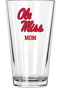 Ole Miss Rebels Mom 16oz Pint Glass - White
