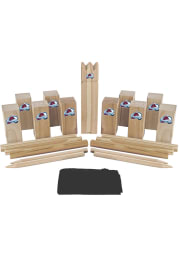 Colorado Avalanche Kubb Chess Tailgate Game