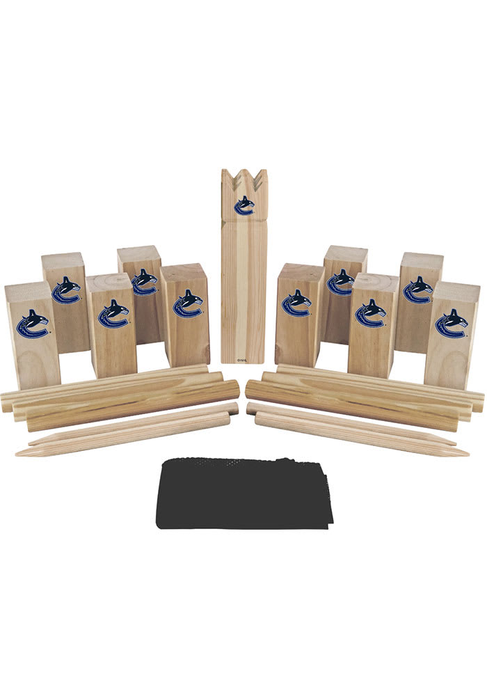 Vancouver Canucks Kubb Chess Tailgate Game