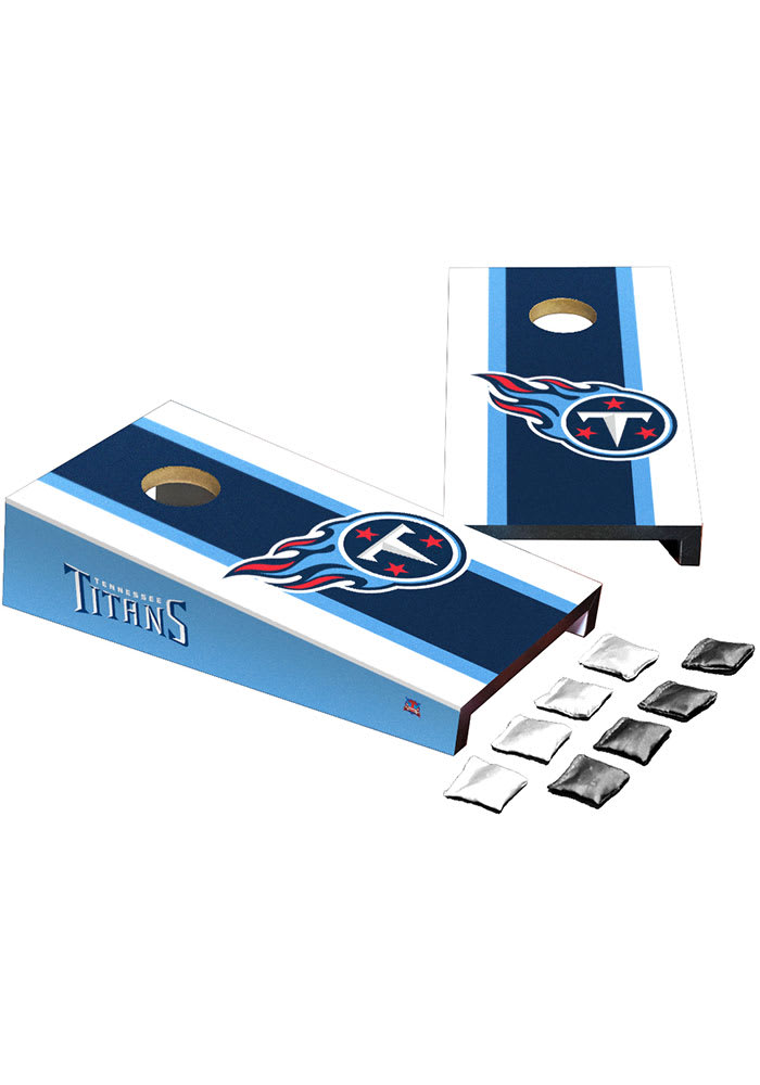 Tennessee Titans Logo Stripe Cornhole Desk Accessory