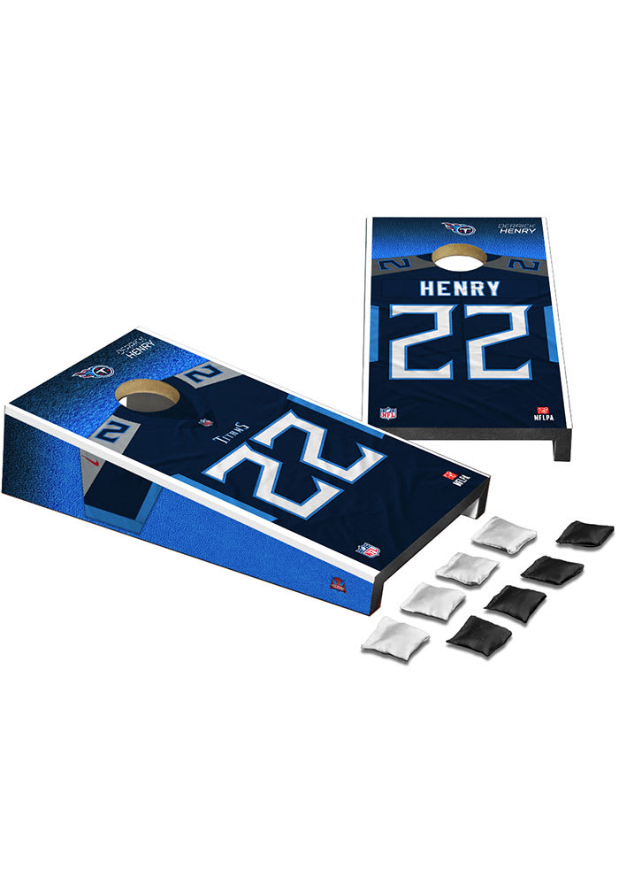Tennessee Titans Derrick Henry Jersey Cornhole Desk Accessory
