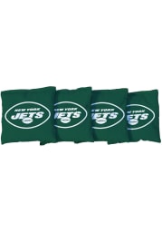 New York Jets 4 Pc All Weather Cornhole Bags Tailgate Game