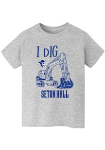Vive La Fete Seton Hall Pirates Youth Grey Excavator Short Sleeve T-Shirt
