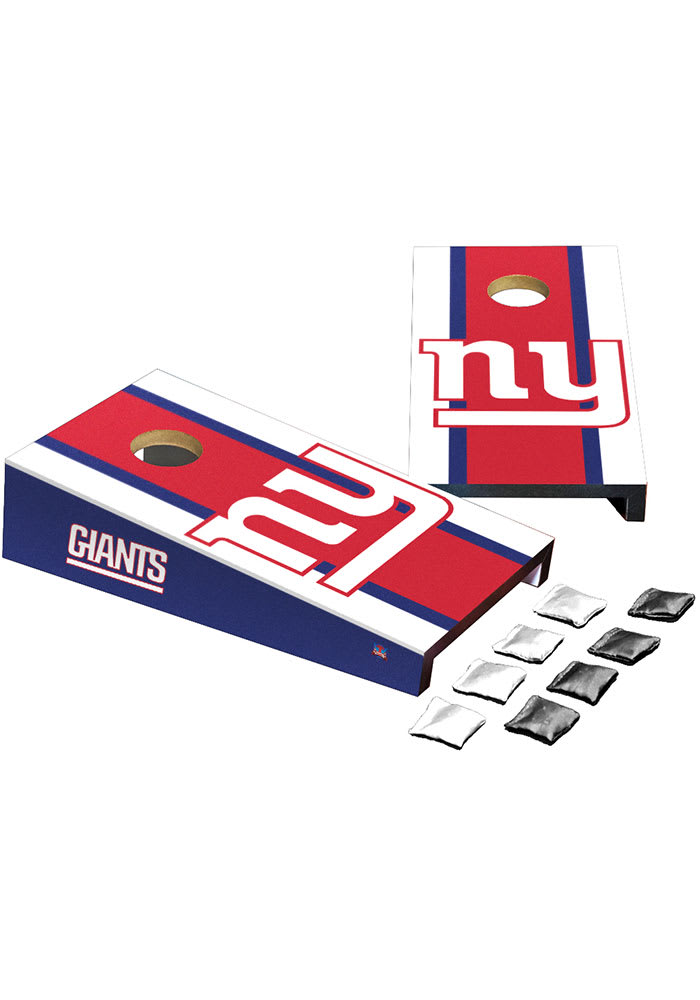 New York Giants Logo Stripe Cornhole Desk Accessory