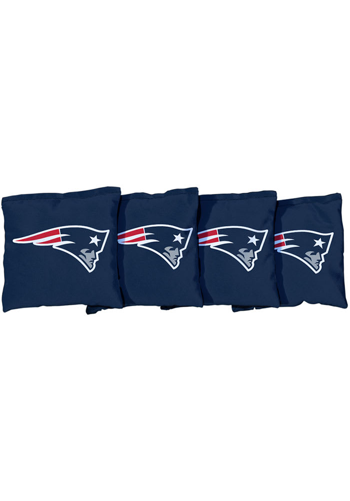 New England Patriots 4 Pc Corn Filled Cornhole Bags Tailgate Game