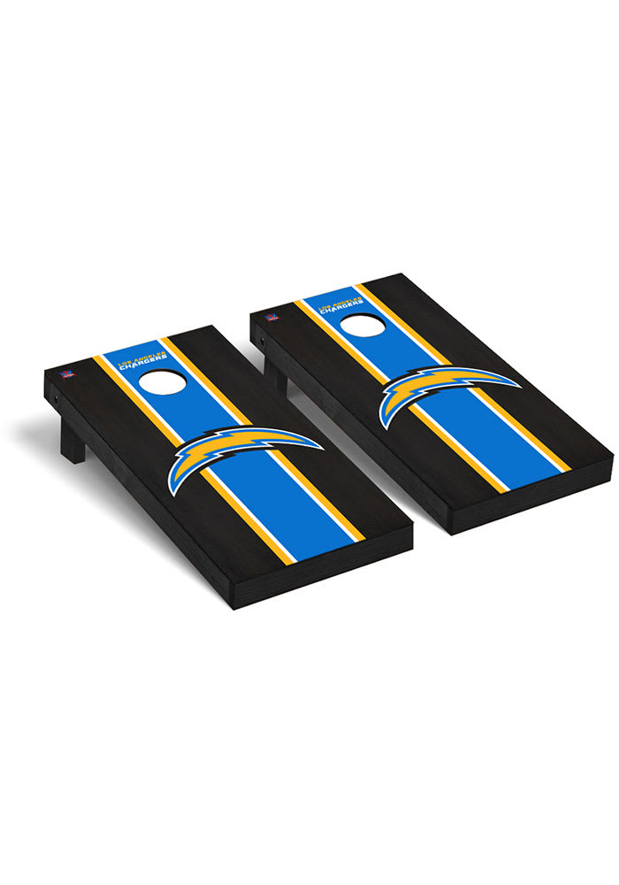 Los Angeles Chargers Football Regulation Onyx Cornhole Tailgate Game