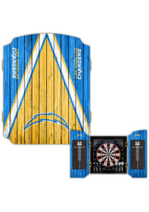Los Angeles Chargers Team Logo Dart Board Cabinet