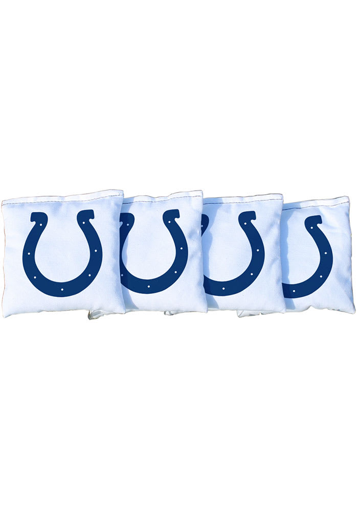 Indianapolis Colts 4 Pc Corn Filled Cornhole Bags Tailgate Game
