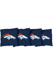 Denver Broncos 4 Pc All Weather Cornhole Bags Tailgate Game