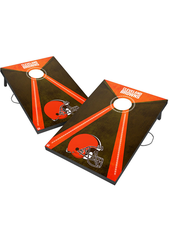 Cleveland Browns 2x3 LED Cornhole Tailgate Game