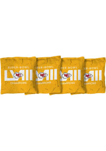 Kansas City Chiefs Super Bowl LVIII Champs Corn Filled Corn Hole Bags