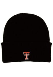 Texas Tech Red Raiders Black Cuffed Newborn Knit Hat