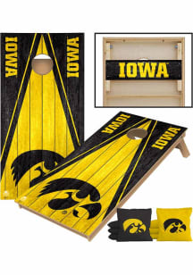 Yellow Iowa Hawkeyes Tournament Corn Hole