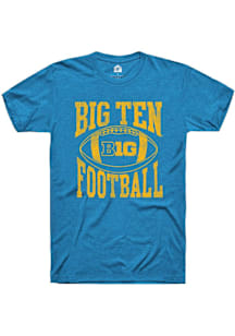 Rally Big Ten Blue Football Arch Short Sleeve T Shirt