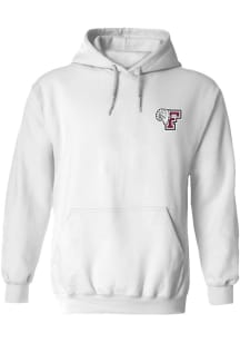 Vive La Fete Fordham Rams Womens White Impressions Hooded Sweatshirt