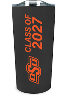 Oklahoma State Cowboys 18oz Class of 2027 Soft Touch Stainless Steel Tumbler - Black