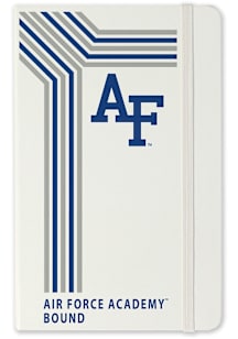 Air Force Falcons School Bound team logo Notebook and Folder - White