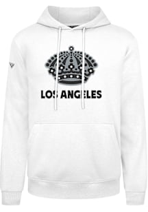 Levelwear Los Angeles Kings Mens White Podium Home Turf Long Sleeve Hoodie