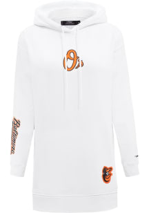 Pro Standard Baltimore Orioles Womens White Classic Short Sleeve Dress