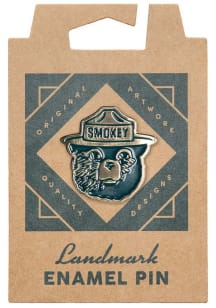 Bear Souvenir Smokey Bear Enamel Pin - White