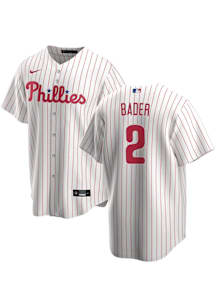 Harrison Bader Philadelphia Phillies Mens Replica Home Jersey - White