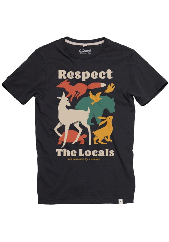 Colorado NAVY Respect the Locals Short Sleeve Fashion T Shirt