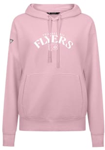 Levelwear Philadelphia Flyers Womens Pink Adorn Arched Hooded Sweatshirt