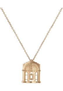 Ohio State Buckeyes Kyle Cavan Stadium Rotunda Womens Necklace - Gold