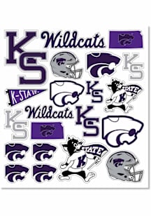 K-State Wildcats 8"x10" Sheet Stickers - Purple