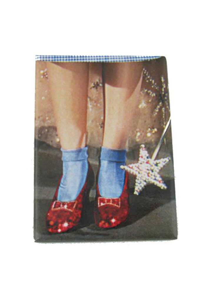 Dorothy Wizard of Oz Ruby Slipper and Wand Magnet