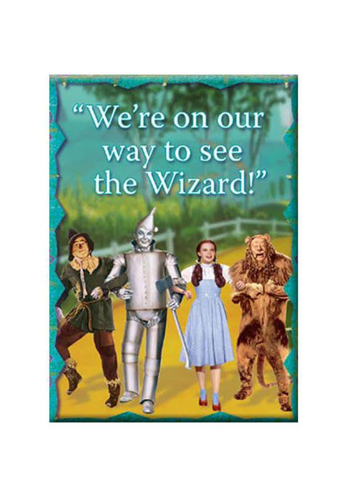 Wizard of Oz Off to See the Wizard Magnet