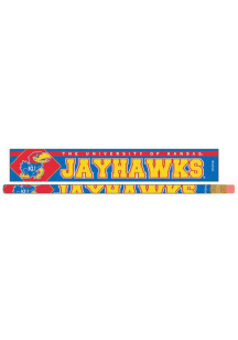 Kansas Jayhawks 6 Pack Pencil