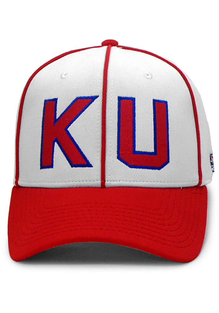 New Era Kansas Jayhawks Mens Red 3T 59FIFTY Fitted Hat