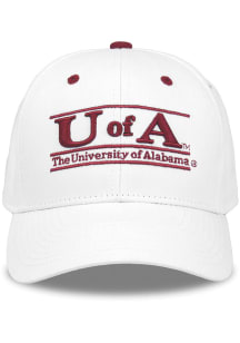 Alabama Crimson Tide The Game Bar Adjustable Hat - White