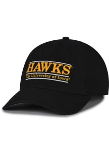 Iowa Hawkeyes Bar Unstructured Adjustable Hat - Black