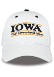 Iowa Hawkeyes The Game Bar Adjustable Hat - White