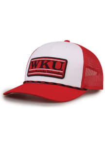 Western Kentucky Hilltoppers Bar Patch Adjustable Hat - White