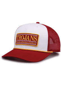 USC Trojans White Bar Patch Adjustable Hat