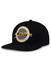 Iowa Hawkeyes Black Retro Circle TC Mens Snapback Hat