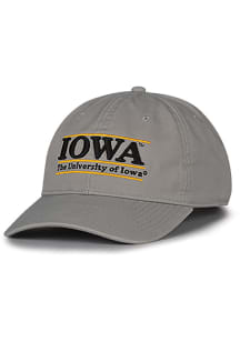 Iowa Hawkeyes Team Color Bar Adjustable Hat - Grey