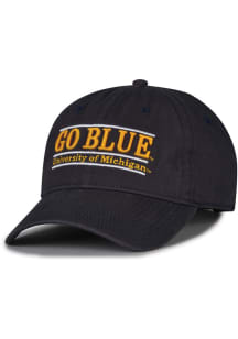 Michigan Wolverines Team Color Bar Adjustable Hat - Navy Blue