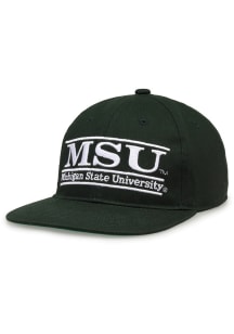 Michigan State Spartans Green Retro Bar TC Mens Snapback Hat