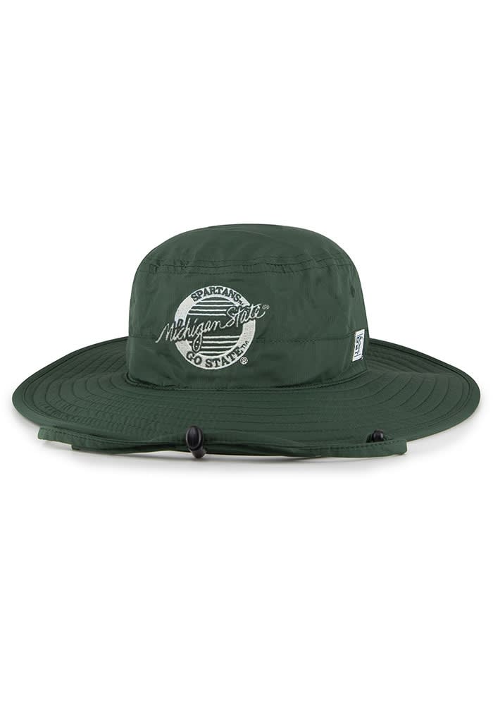 Men's The Game Gray Michigan State Spartans Classic Circle Ultralight  Adjustable Boonie Bucket Hat