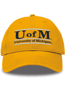 Michigan Wolverines Team Color Bar Adjustable Hat - Yellow