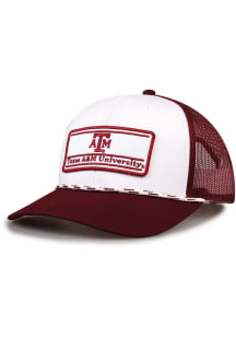 Texas A&amp;M Aggies Rope Trucker Adjustable Hat - White