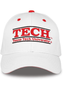 Texas Tech Red Raiders The Bar Cap Adjustable Hat - White