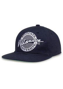 Villanova Wildcats Navy Blue Retro Circle TC Mens Snapback Hat