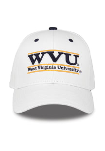 West Virginia Mountaineers The Bar Cap Adjustable Hat - White